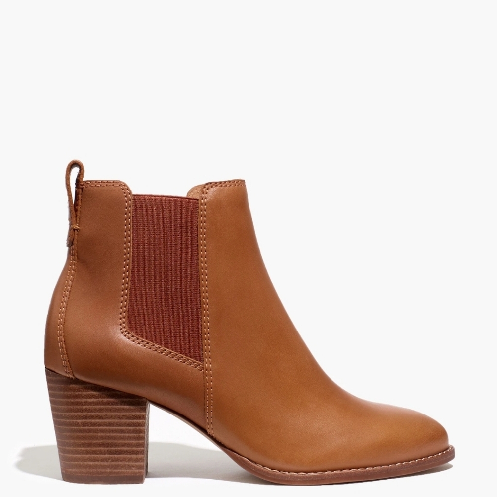 Madewell Brown Leather Ankle Boots